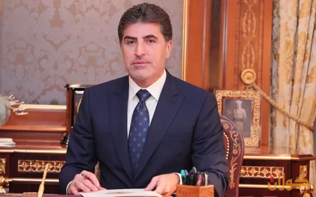 سه‌رۆك نێچيرڤان بارزانى سه‌ره‌خۆشى له‌ ميرى كوێت ده‌كات