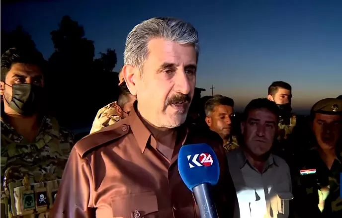 قائد في البيشمركة يروي تفاصيل الهجوم الصاروخي على قرى ناحية قوشتبة