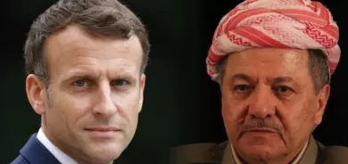 ماكرون يزور أربيل ويلتقي الرئيس بارزاني نهاية الأسبوع الجاري