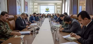 Qubad Talebanî gerînendetiya civîna wezareta pêşmerge kir