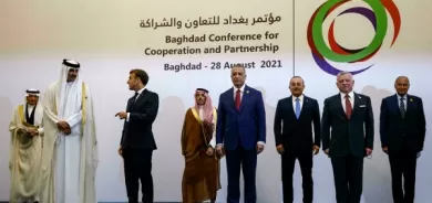 Afghanistan overshadows Iraq summit as Macron warns against IS