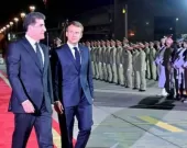 سه‌رۆك ماكرۆن گه‌يشته‌ هه‌ولێر