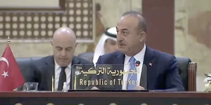 جاويش أوغلو من بغداد : نرفض وجود PKK على الأراضي العراقية