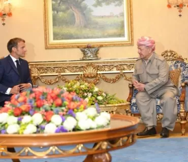 سەرۆك  بارزانی دوای كۆبوونەوەكەی لەگەڵ ئیمانوێل ماكرۆن سەرۆكی فەرەنسا،  تاوتوێ کرد