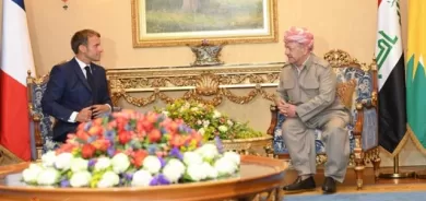 سەرۆك  بارزانی دوای كۆبوونەوەكەی لەگەڵ ئیمانوێل ماكرۆن سەرۆكی فەرەنسا،  تاوتوێ کرد