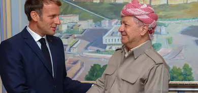 ماكرون يشكر الرئيس بارزاني: دعونا نواصل تاريخاً خاصاً تقاسمناه منذ 30 عاماً