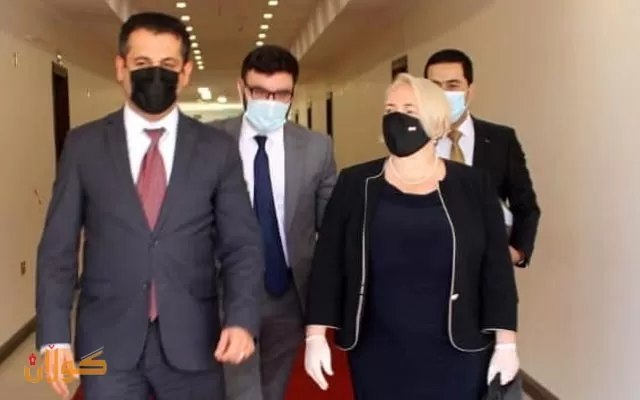 کونسڵی گشتی بەریتانیا سەردانی وەزارەتی تەندروستی دەکات.