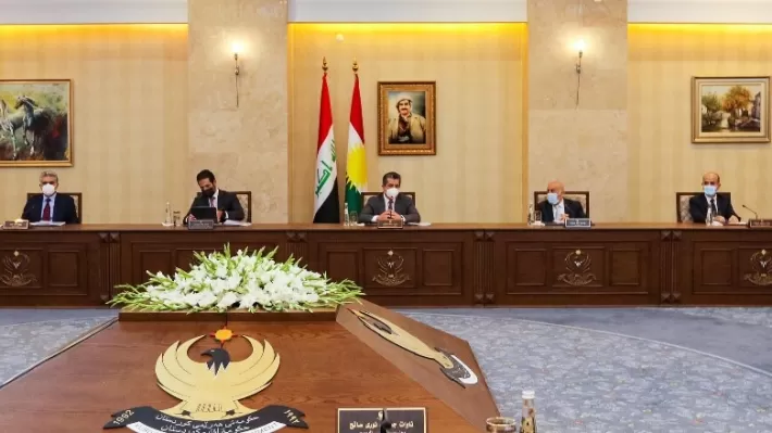 بيان رسمي : هذا ماناقشه مجلس وزراء إقليم كوردستان في اجتماعه الاسبوعي