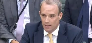 وزير الخارجية البريطاني دومنيك راب: بوغتنا بسرعة سقوط كابُل التي كان التقييم الاستخباري يتوقع صمودها حتى نهاية العام