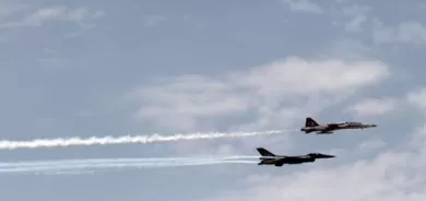 الطائرات التركية تقصف قرية في سنجار