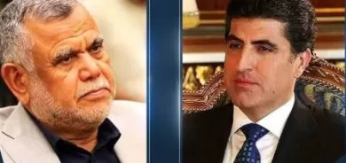 نيجيرفان بارزاني يعزي هادي العامري بوفاة ثلاثة من أبناء شقيقه