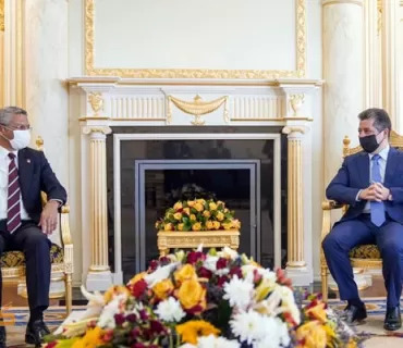 سەرۆکی حکومەتی هەرێمی کوردستان پێشوازی لە شاندێکی باڵای پارتی گەلی کۆماری تورکیا دەکات