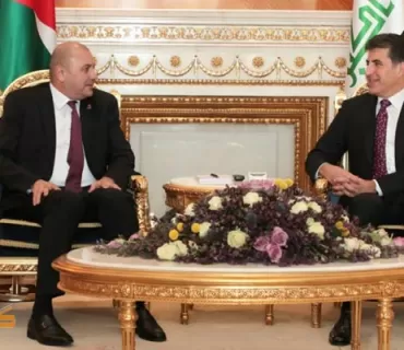 سەرۆکى هەرێمى کوردستان لەگەڵ سەرۆکى پەرلەمانى ئوردن کۆبووەوە