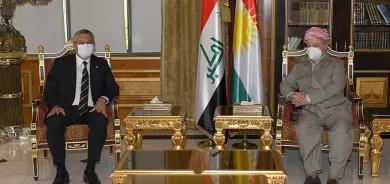 الرئيس بارزاني يستقبل وفداً من حزب الشعب الجمهوري التركي