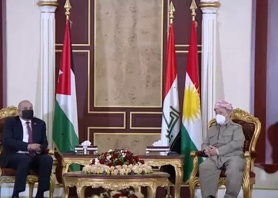 الرئيس بارزاني يستقبل رئيس البرلمان الاردني ويبحثان العلاقات بين الجانبين