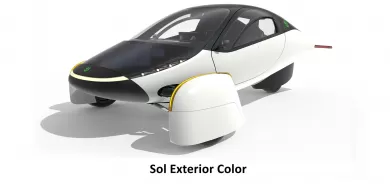 ئۆتۆمبیلێك بە تیشكی خۆر كار دەكات