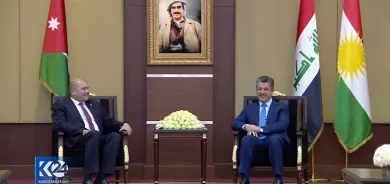 Mesrûr Barzanî û Serokê Parlamentoya Urdinê civiyan