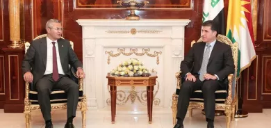 نيجيرفان بارزاني يستقبل وفداً من حزب الشعب الجمهوري التركي