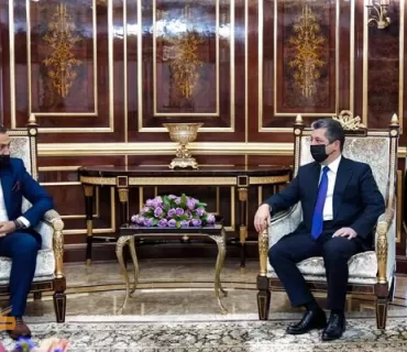 سەرۆکی حکومەتی هەرێمی کوردستان پێشوازی لە سەرۆکی دەستەی دەستپاکی دەکات