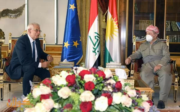 سەرۆك بارزانی و جێگری سەرۆكی كۆمسیۆنی ئەورووپا كۆبوونەوە