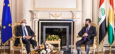 مسرور بارزاني يبلغ بوريل بثلاثة أسس لأي حكومة رشيدة في العراق