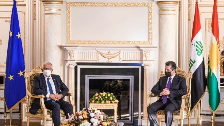 Serokwezîr li gel şanda Ewrûpî civiya