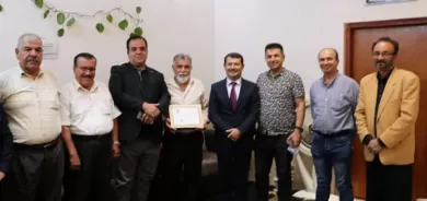 لە شاری هەولێر دوو هونەرمەندی بە ئەزموون ڕێزیان لێنرا