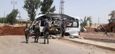 Li Der’ayê 7 leşkerên Sûriyê di teqînekê de hatin kuştin