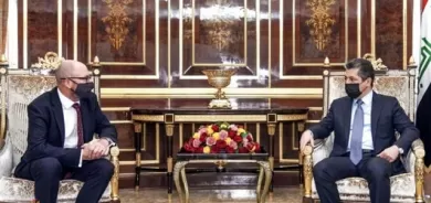 سەرۆکی حکومەتی هەرێمی کوردستان پێشوازی لە کونسوڵی گشتیی نوێی بەریتانیا دەکات