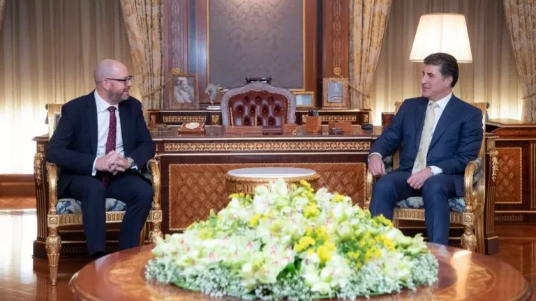 Serokê herêmê li gel Konsulusê Brîtanyayê civiya