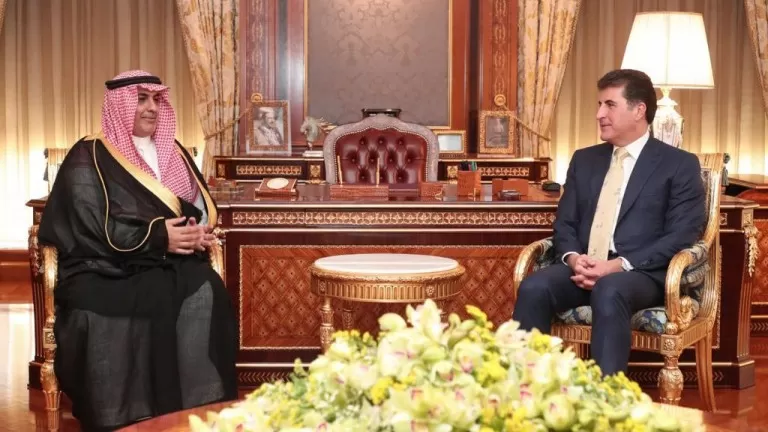 Nêçîrvan Barzanî û balyozê Siûdiyeyê civiyan