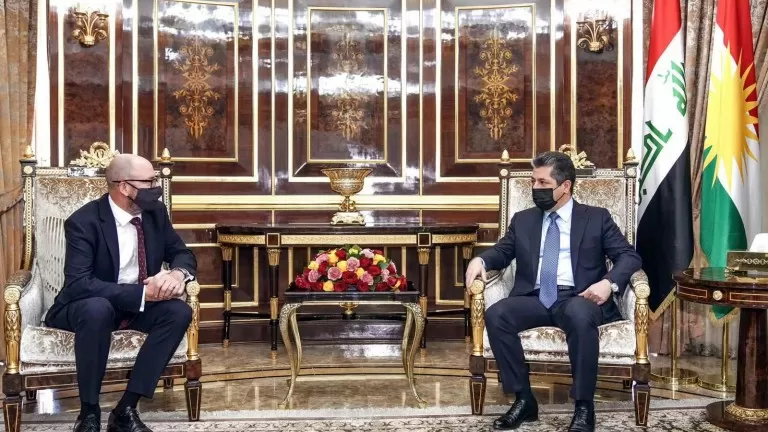 Serokwezîr li gel Konsulusê nû yê Brîtanyayê civiya