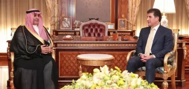 نيجيرفان بارزاني والسفير السعودي يؤكدان أهمية وجود تفاهم لحل المشاكل بالمنطقة