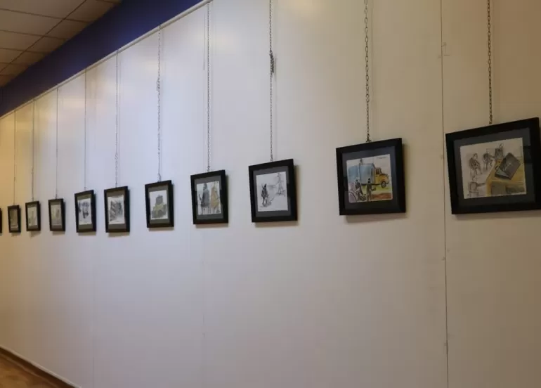 16ەمین پیشانگای تایبەتی هونەرمەند د. عەلی حوسێن کرایەوە