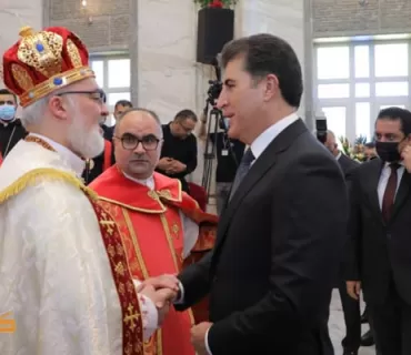 سەرۆکى هەرێمى کوردستان بەشدارى لە ڕێوڕەسمى دەستبەکاربوونى پارتریارکى کەنیسەى ڕۆژهەڵاتیى ئاشووریدا کرد