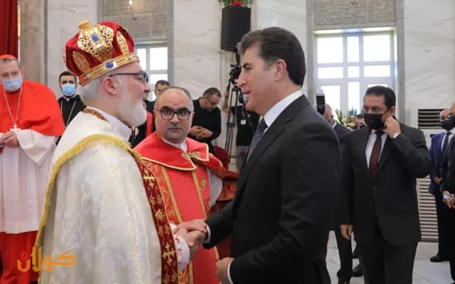 سەرۆکى هەرێمى کوردستان بەشدارى لە ڕێوڕەسمى دەستبەکاربوونى پارتریارکى کەنیسەى ڕۆژهەڵاتیى ئاشووریدا کرد