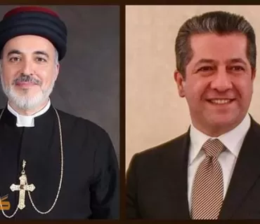 سەرۆکی حکومەتی هەرێمی کوردستان پیرۆزبایی لە پاتریارکی کەنیسەى ڕۆژهەڵاتیى ئاشوورى دەکات