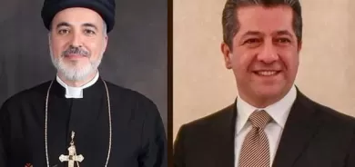 سەرۆکی حکومەتی هەرێمی کوردستان پیرۆزبایی لە پاتریارکی کەنیسەى ڕۆژهەڵاتیى ئاشوورى دەکات