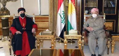 الرئيس بارزاني يستقبل قداسة البطريرك مار آوا الثالث بطريرك كنيسة المشرق الآشورية