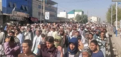 الآلاف يتظاهرون ضد طالبان في قندهار