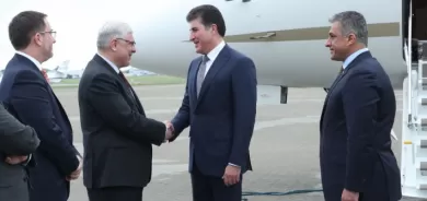 رئيس إقليم كوردستان يصل لندن في زيارة رسمية الى بريطانيا