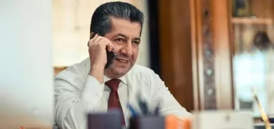 ‎سەرۆكی حكوومەتی هەرێمی كوردستان  پیرۆزبایی لە نەدیم زەهاوی دەكات