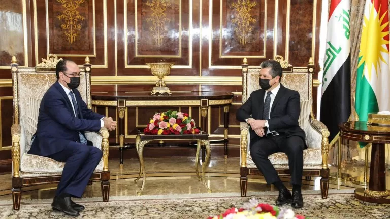 Serokwezîr li gel Konsulusê nû yê Urdinê civiya