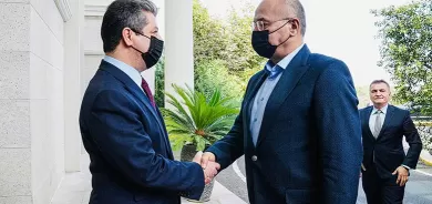 Serokwezîr Mesrûr Barzanî pêşwazî li Serokomarê Iraqê kir