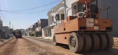 ده‌ستپێکردنی قیرتاوکردنی شه‌قامه‌کانی گه‌ڕه‌کی فه‌رمانبه‌ران