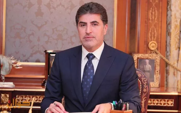 سه‌رۆك نێچيرڤان بارزانى پيرۆزبايى له‌ يه‌كێتيى زانايان ده‌كات