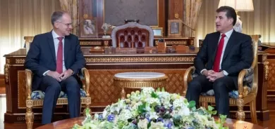 سه‌رۆكى هه‌رێمى كوردستان له‌گه‌ڵ باڵيۆزى نه‌مسا كۆبووه‌وه‌