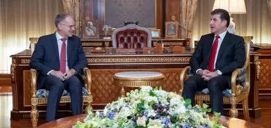 نيجيرفان بارزاني وسفير النمسا لدى بغداد يبحثان الاستثمار والتبادل التجاري بين الجانبين