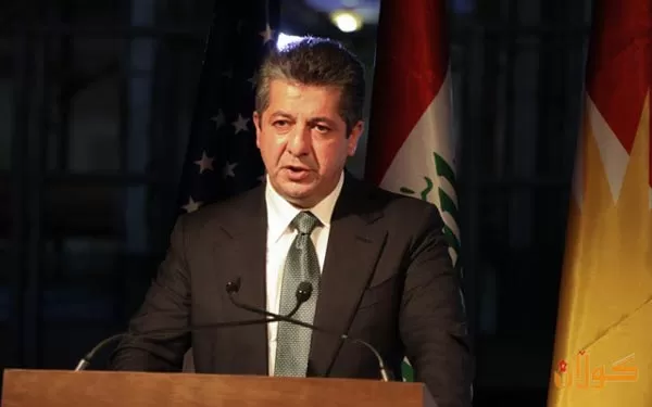 مەسرور بارزانی سەرۆکی حکومەتی هەرێمی کوردستان بەشداری لە ڕێوڕەسمی تەواوبوونی هەیکەلی باڵەخانەی تازەی کونسوڵخانەی ئەمەریکا لە هەولێر دەکات