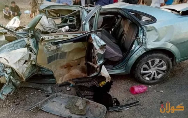 حەفت کەس لە رووداوێکی هاتوچۆ لەبەردەرەش گیانیان لەدەستدا